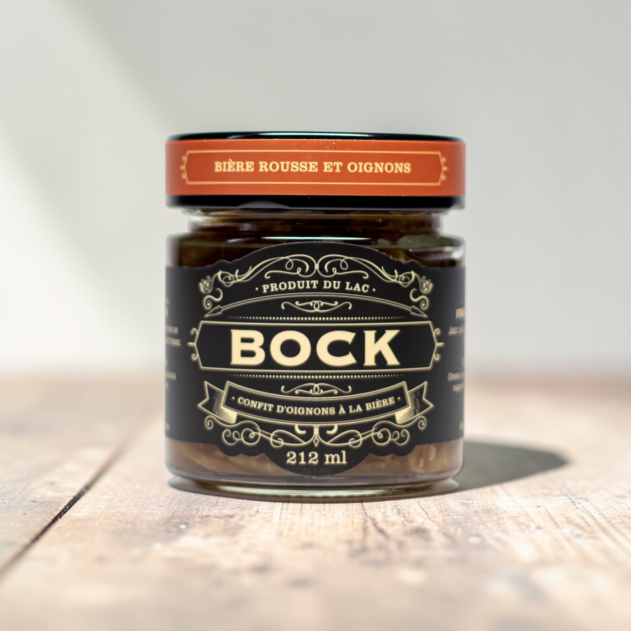 Confit d’oignons à la bière rousse du Québec en pot de 212 ml