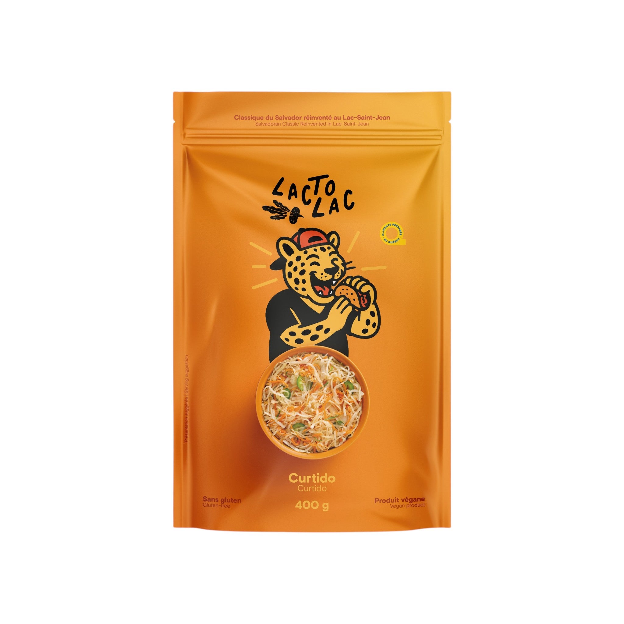 Curtido LactoLac 400 g lactofermenté produit au Saguenay Lac-Saint-Jean