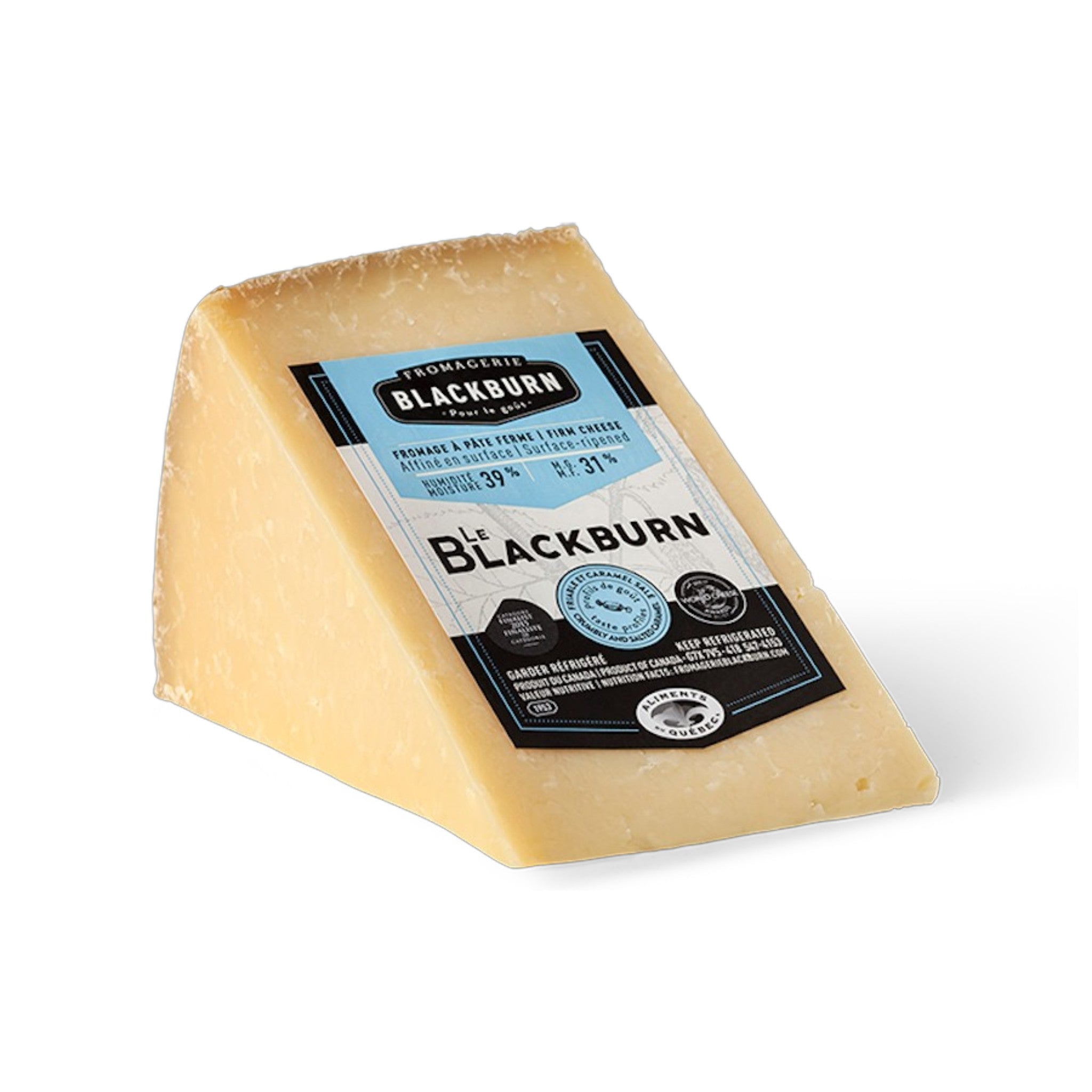 fromage Blackburn affiné 9 mois pâte ferme Québec