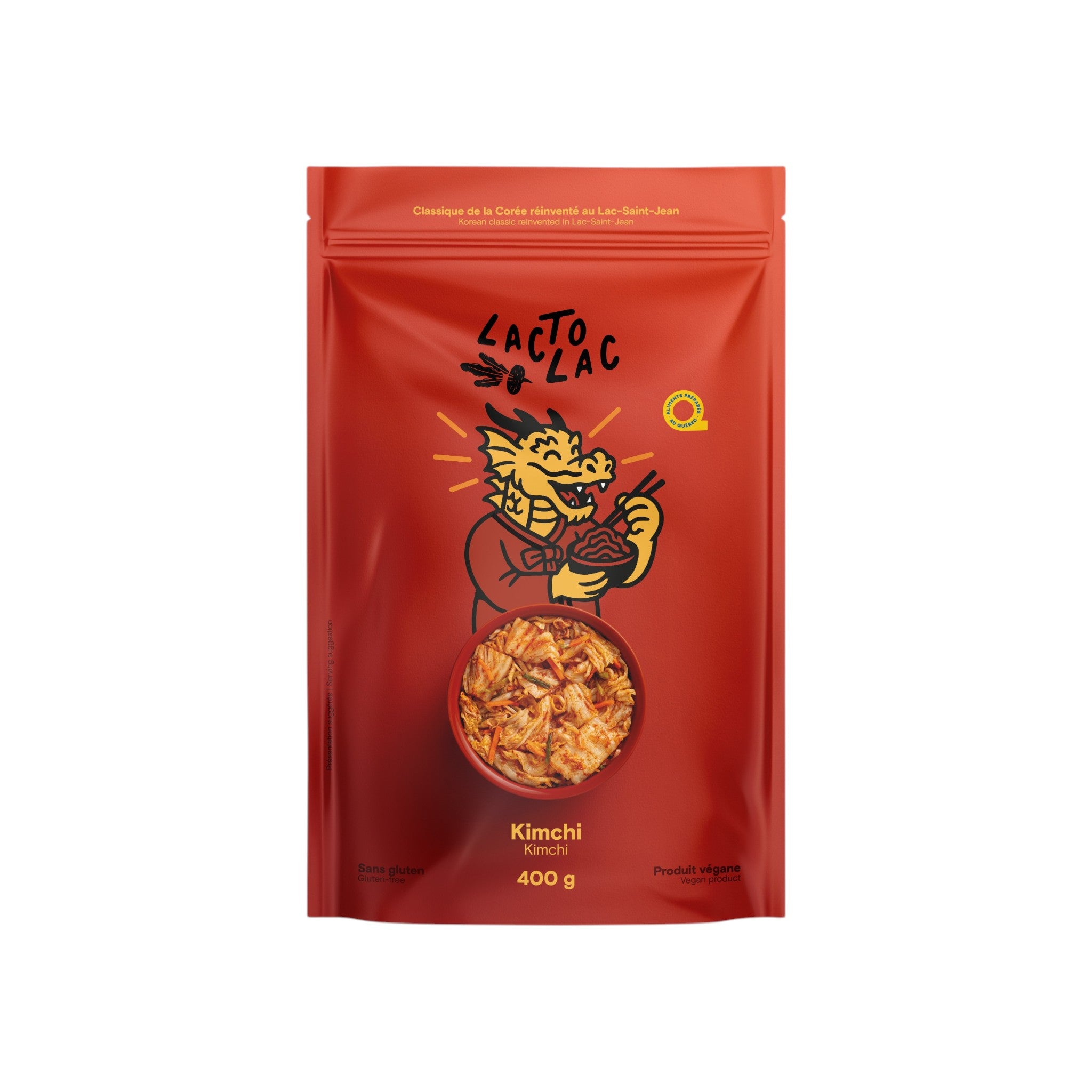 Kimchi lactofermenté LactoLac 400 g Saguenay Lac-Saint-Jean