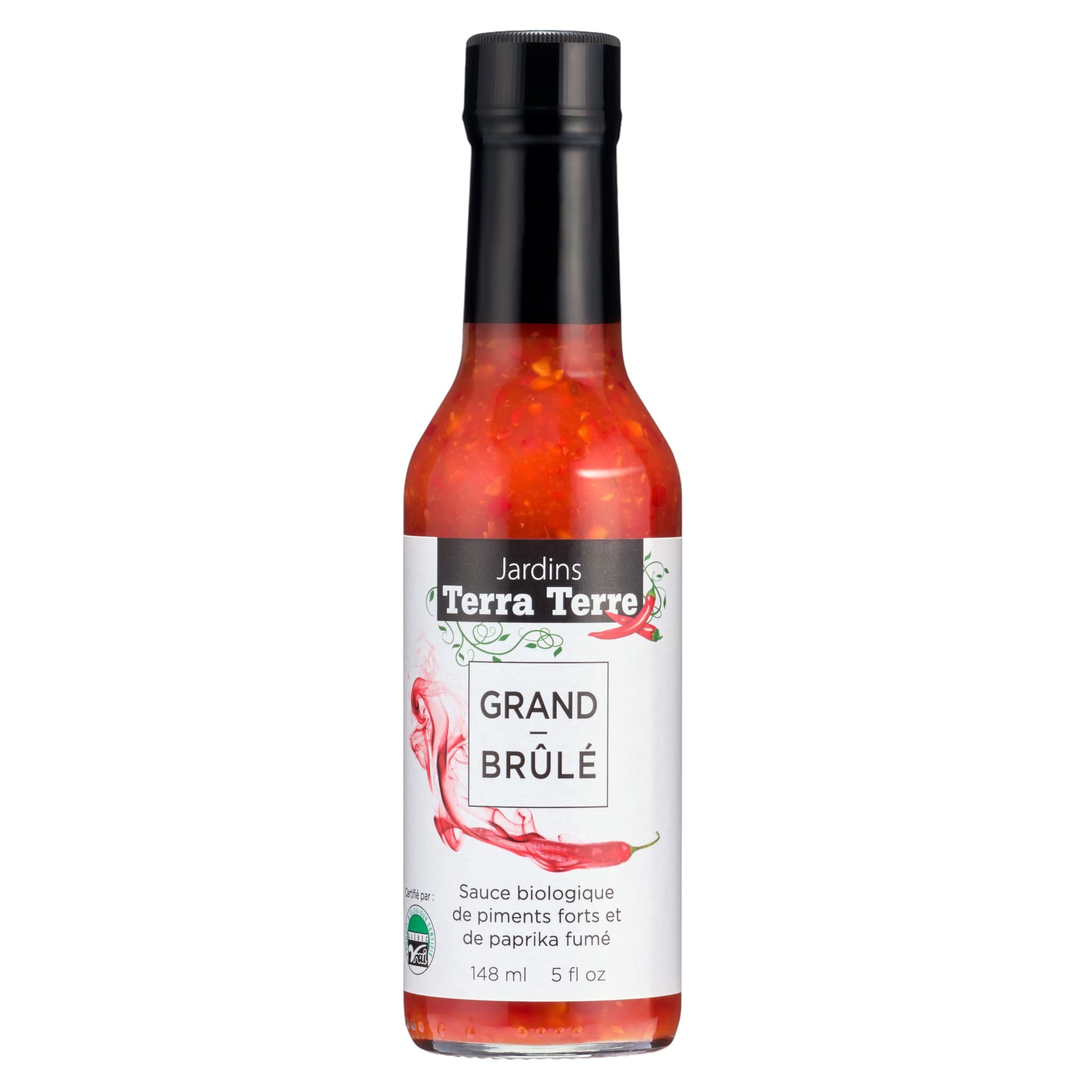 Sauce piquante aux piments Gorria et bière noire du Québec 148 ml