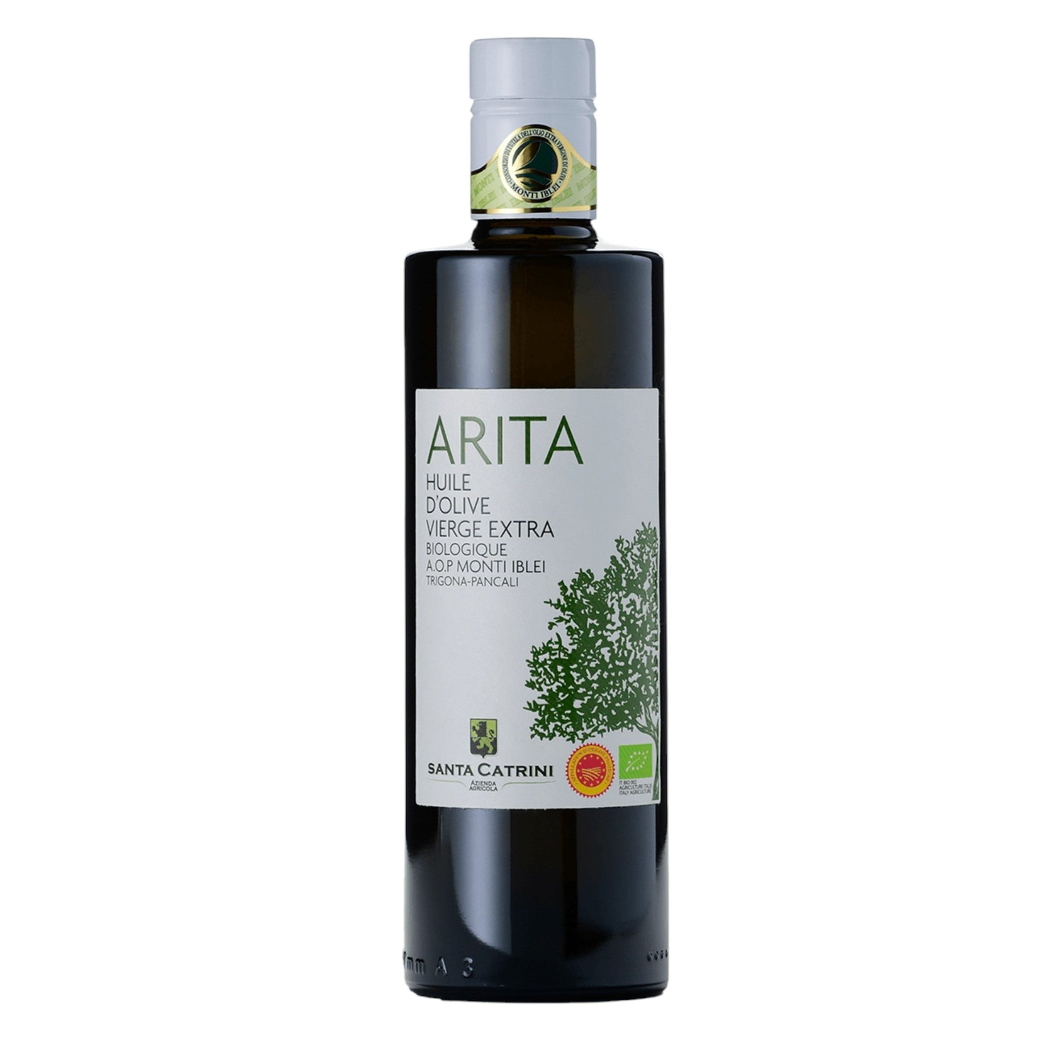 Huile d’olive extra vierge ARITA 750 ml bio AOP Monti Iblei Sicile